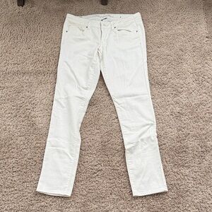 American Eagle Outfitters Off-White Stretch Denim